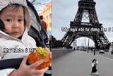 Khóc ở Mỹ, ngã ở Paris..., cô bé mới 3 tuổi đã được "vi vu" khắp thế giới: Đúng là "tuổi thơ dữ dội" khiến người lớn còn phải ước ao