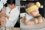 Ái nữ của Ngô Thanh Vân chính thức ăn dặm, Huy Trần khoe loạt “đồ nghề” xịn sò, một chiếc máy đã hơn 6 triệu khiến các mẹ bỉm trầm trồ