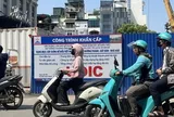 Công trình bể nước ngầm chống ngập tại chợ Hàng Da