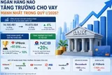 Ngân hàng nào tăng trưởng cho vay mạnh nhất trong những tháng đầu năm?