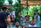 Sang Việt Nam ăn thỏa thích loại quả giá cả triệu đồng, khách Nhật còn lúi húi nhặt sạch vỏ trước khi rời đi