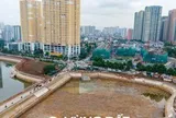 Toàn cảnh hồ điều hòa rộng tương đương Hồ Gươm tạo dấu ấn quan trọng trên trục đường Tố Hữu