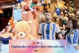 Highlands mở xuyên đêm xem chung kết World Cup, nhiều quán cà phê cũng “thức trắng” phục vụ fan