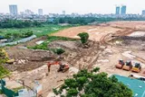 Cận cảnh khu vực xây depot rộng hơn 11 ha của tuyến metro gần 36.000 tỷ đồng ở Hà Nội