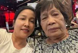 Mẹ ruột Mỹ Linh 85 tuổi vẫn hộ tống con gái