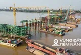 Ngắm đại công trường xây cầu vô cực ở Hà Nội: 8 tháng đạt gần 40% tiến độ, 26.000 tấn thép đã sẵn sàng, 500 người làm 3 ca để vượt qua cột mốc khó khăn nhất