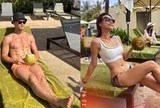Lê Giang Patrik và MC Hoàng Oanh diện đồ đi biển nét căng như lên bìa tạp chí: Phía sau hình ảnh "bỏng mắt"