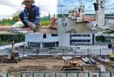 Tấp nập thi công xuyên lễ tại siêu dự án ngăn triều 10.000 tỷ ở TP.HCM