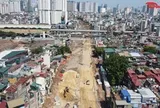 Vành đai 2,5 chạy đua tiến độ, thi công 3 ca xuyên ngày đêm để kịp thông xe 10/10