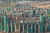 Loạt siêu trụ khổng lồ tại công trường sân vận động 135.000 chỗ ở Hà Nội