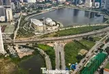Đường nối Phạm Hùng - Lê Đức Thọ dần lộ diện sau gần 10 năm dang dở