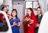 Đúng sáng 1/10, tỷ phú Nguyễn Thị Phương Thảo có mặt trên 1 chuyến bay đặc biệt
