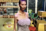 Người mẫu "gầy nhất Việt Nam" bán trà muối ớt vỉa hè ở Kiên Giang