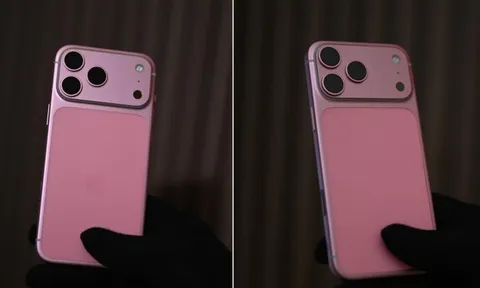 Lộ diện iPhone 17 Pro Max màu hồng đẹp sang xịn, nổi bật hơn cả "Cam Vũ Trụ"