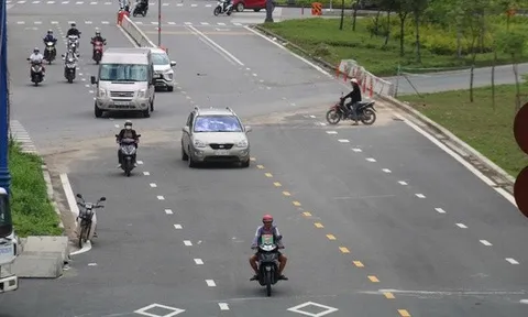 Vì sao đường song hành Võ Nguyên Giáp hoàn thiện đã gần 2 năm, nay mới chính thức thông xe?