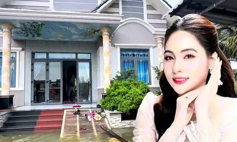 Biệt thự 6000m2 của ca sĩ Ngọc Hân chìm trong biển nước