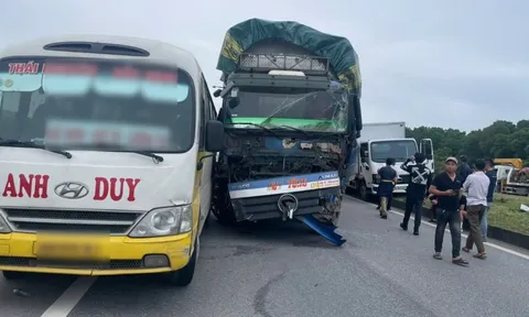 Công an thông tin vụ tai nạn giao thông liên hoàn trên cao tốc Hà Nội - Thái Nguyên