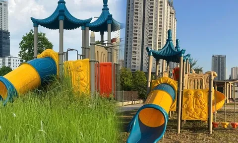 Diện mạo mới tinh tươm của Công viên CV1 sau đợt ra quân của phường Cầu Giấy