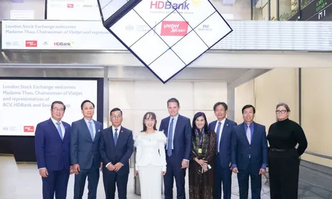 Lãnh đạo HDBank thăm Sàn giao dịch chứng khoán London