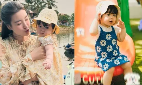 Hoa hậu Đỗ Mỹ Linh bất lực vì ái nữ, đòi "đặt hàng một đứa con khác" ngay và luôn