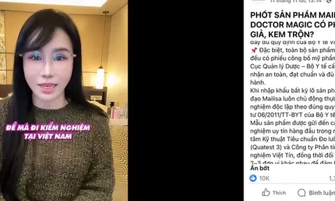 Trước khi bị bắt, bà Mai nói gì về mỹ phẩm của Mailisa?