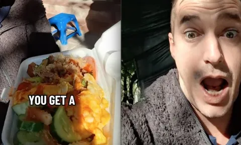 Khách Tây khoe món 20k ở Việt Nam khiến anh mê tít