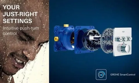 Công nghệ thông minh mang lại khoảnh khắc thư giãn dưới làn nước cùng GROHE Aqua Intelligence