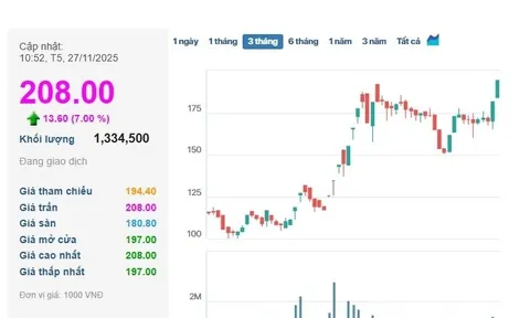 3 phiên tăng trần đưa vốn hóa công ty họ GELEX áp sát 3 tỷ USD, cổ đông lãi gấp 7 lần từ đầu năm