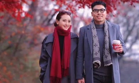 Tuyển thủ Việt Nam và MC Mù Tạt tung bộ ảnh đẹp như bước ra từ phim Hàn sau màn cầu hôn chấn động MXH