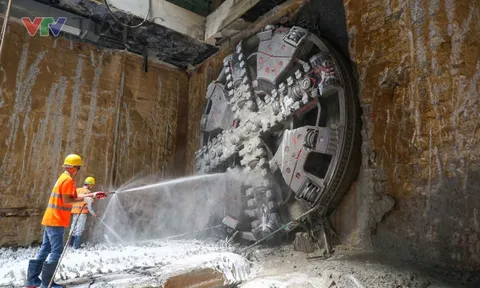 Máy đào hầm "Thần Tốc" về đích, hoàn thành khoan 4 ga ngầm tuyến Metro Nhổn - ga Hà Nội
