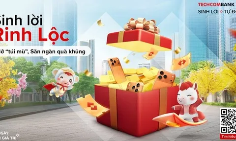 Nối dài giá trị của Sinh Lời Tự Động, Techcombank ra mắt chương trình “Sinh Lời Rinh Lộc” nhân dịp Tết 2026