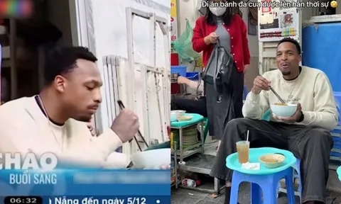 Khách Tây lên thời sự chỉ vì ngồi vỉa hè “đá” bát bánh đa cua