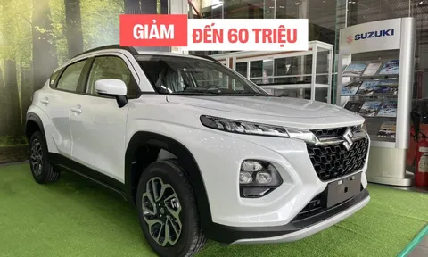 Suzuki Fronx tiếp tục giảm giá: Nhiều nhất đến 60 triệu đồng, giá thực tế còn thấp hơn Raize, Sonet, Venue