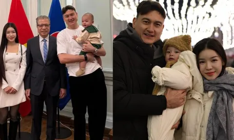 Quý tử nhà thủ môn Lâm Tây - Yến Xuân chiếm spotlight, sinh ra từ vạch đích, visual lại đáng yêu quá đỗi