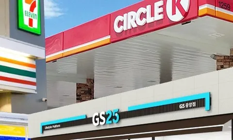 Mạng lưới cửa hàng 24h: Circle K áp đảo với quy mô gấp đôi GS25, 7-Eleven cộng FamilyMart cũng mới bằng nửa