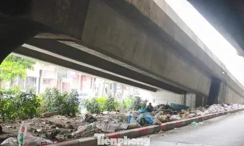 Chủ tịch Hà Nội chỉ đạo xử lý tình trạng rác dày đặc đường Vành đai 2, Vành đai 3