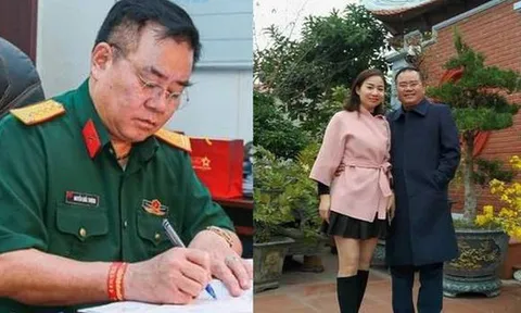Nhan sắc vợ kém 13 tuổi của nam Đại tá là NSND, nguyên Giám đốc Nhà hát Chèo Quân đội