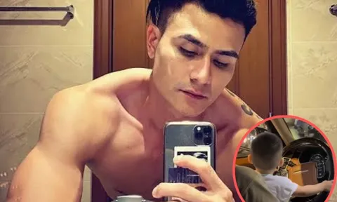 Mỹ nam Vbiz đánh úp công khai con đầu lòng sau 2 năm kết hôn với vợ gia thế khủng?