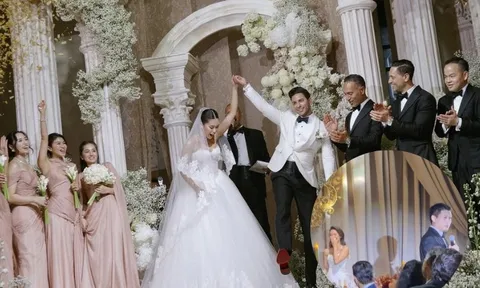 Tiên Nguyễn bị em trai nhắc đến bạn trai cũ ngay tại đám cưới khiến cả hội trường chấn động, cô dâu ra tín hiệu