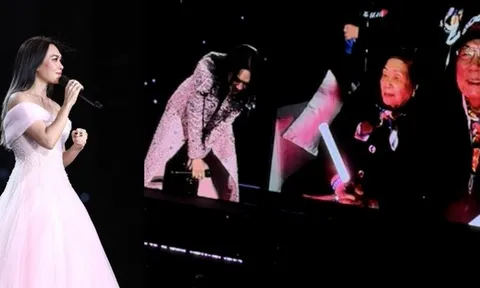 Mỹ Tâm quỳ trước 40.000 người để cảm ơn 2 người quan trọng