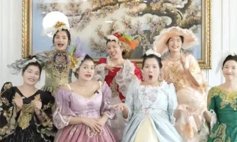 Độc lạ “Gia Tộc Họ Đặng”: 7 chị chồng thuê váy quý tộc châu Âu mở tiệc đầy tháng cho cháu