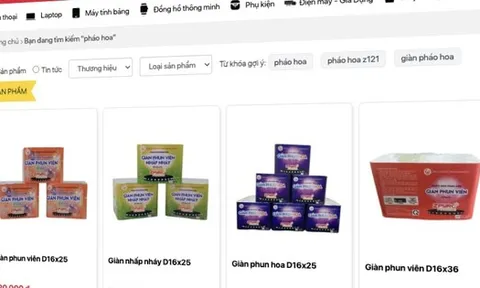 Viettel Store chính thức bán pháo hoa online: 300.000 đồng/giàn nhấp nháy, 320.000 đồng/giàn phun viên