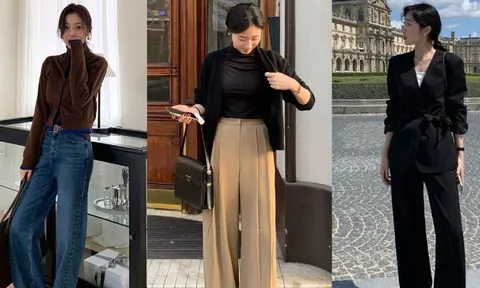 Quần ống rộng vốn đã sang nhưng mặc theo 5 công thức này lại càng thêm đẳng cấp