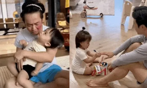 Có là đại gia như Cường Đô La hay CEO như Lâm Thanh Kim thì cũng bị ái nữ mang ra làm búp bê, tô son điểm phấn như thường!