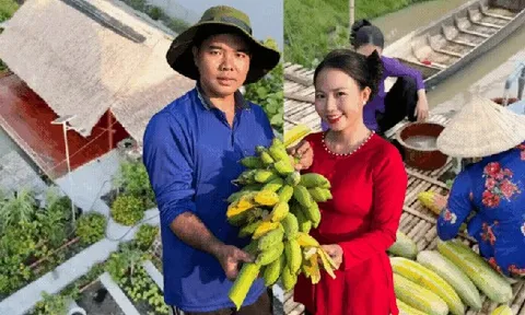 Bỏ phố về quê, vợ chồng miền Tây biến mảnh đất 3.000m2 khô cằn thành khu vườn được quy hoạch thẳng tắp như "chơi game"