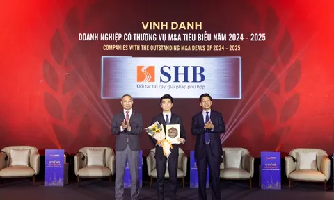 SHB là ‘Doanh nghiệp có thương vụ M&A tiêu biểu năm 2024-2025’