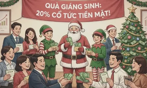 Một công ty ‘phát quà’ Giáng sinh bằng cổ tức tiền mặt 20%
