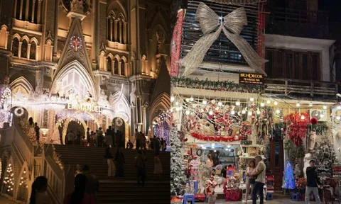 Đêm 24/12: Một nhà thờ tại TP.HCM khiến dân tình vượt 30km đến check-in vì trang trí quá hoành tráng