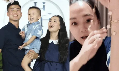 Duy Mạnh chi mạnh tay mừng sinh nhật vợ: Tặng vòng cổ 300 triệu, tôn lên khí chất tiểu thư Hà thành