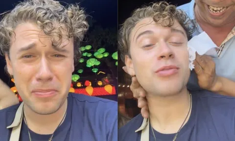 Khách Tây chảy nước mắt ròng ròng sau khi ăn 1 thứ ở Việt Nam, chủ quán phải ra tận nơi giúp lau mặt